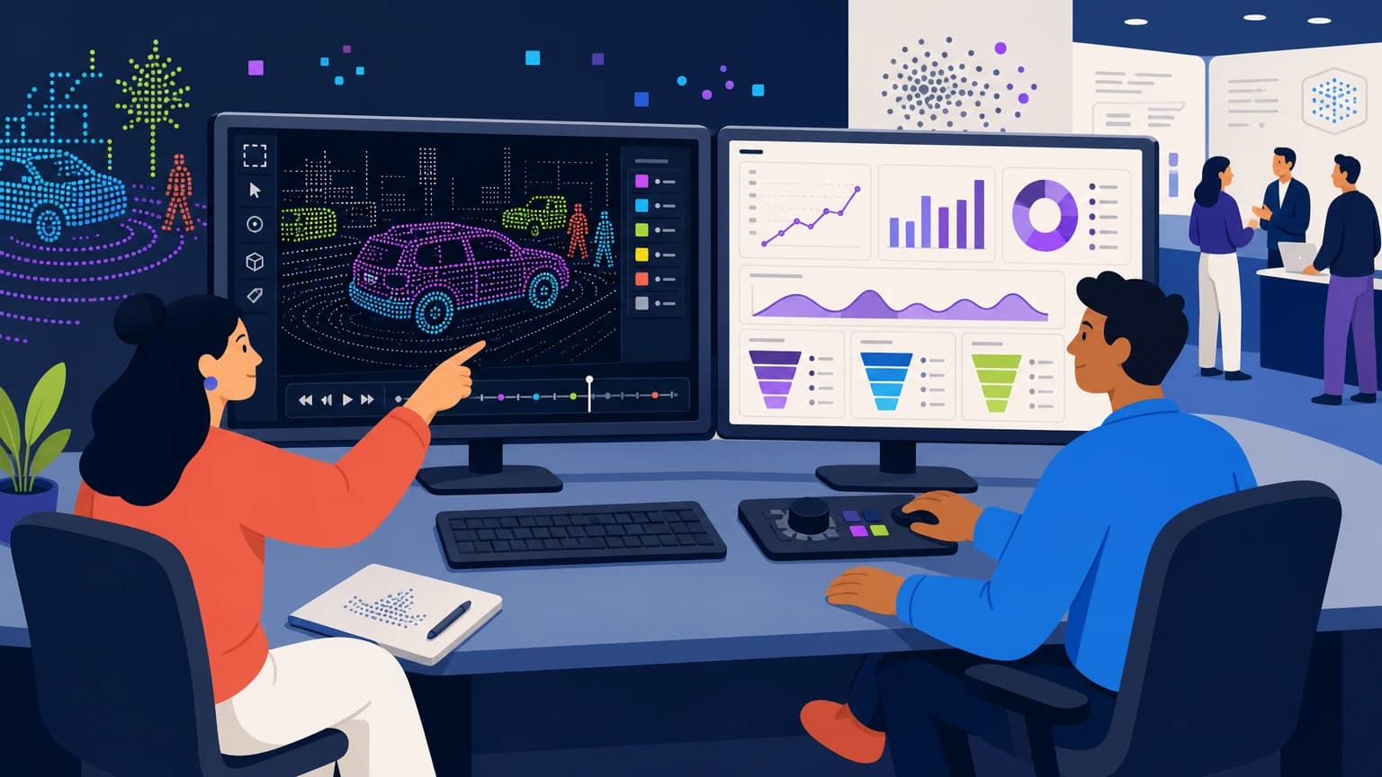 Computer Vision Annotation Product Strategy illustrated product use case